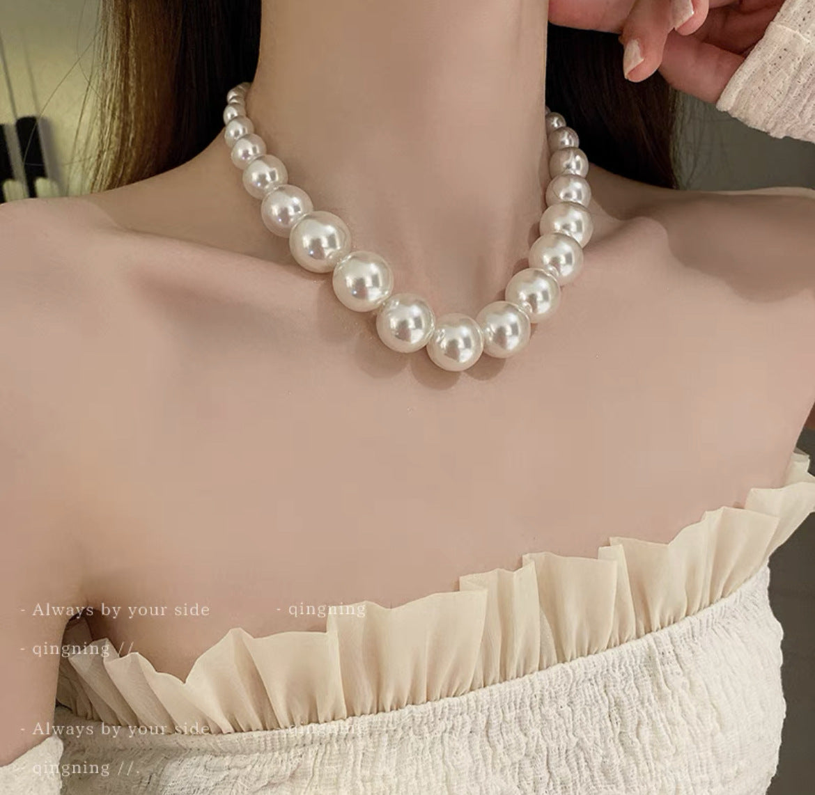 Light Luxury Bow Pearl High-grade Design Necklaces