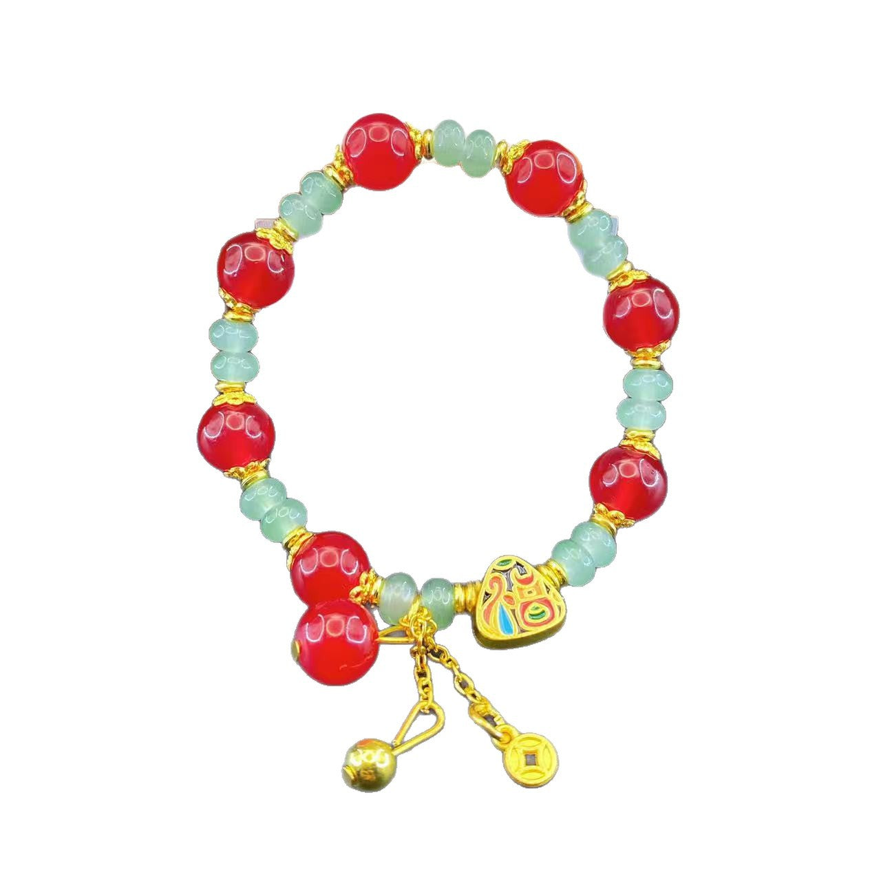 Oil Dripping Blessing Card Female Simple Personalized Light Bracelets
