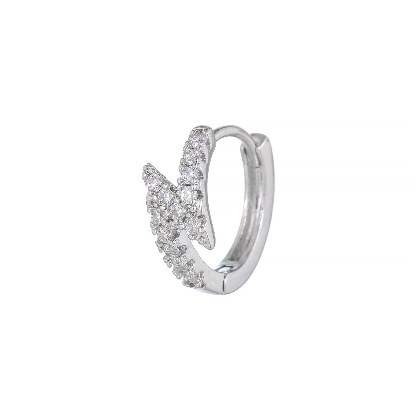 Geometric Micro Inlaid Zircon Clip Cold Ear Buckle