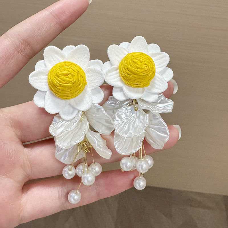 Super Fairy Mori Style Atmosphere Simple Earrings