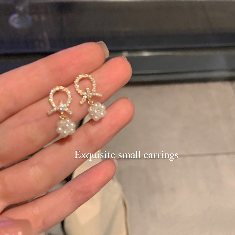 French Style High-grade Ear Clip Without Pierced Female Stud Earrings