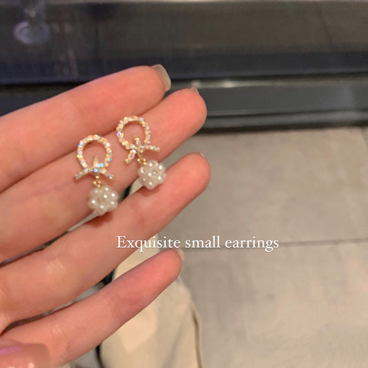 French Style High-grade Ear Clip Without Pierced Female Stud Earrings