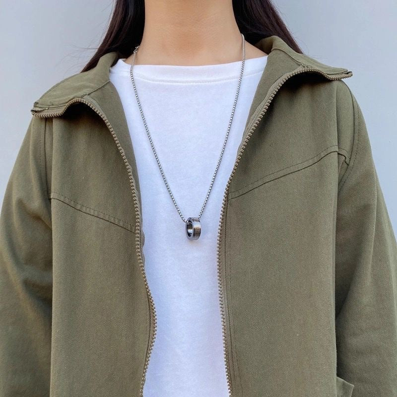 Women's & Men's Fashion Personality Hip Hop Style Niche Necklace