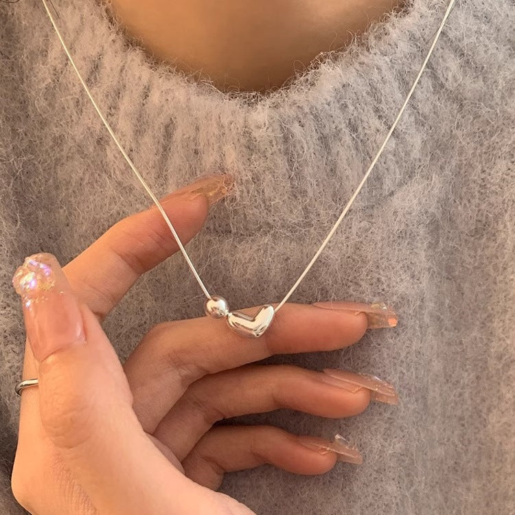 Women's Sier Light Luxury High-grade Design Clavicle Necklaces