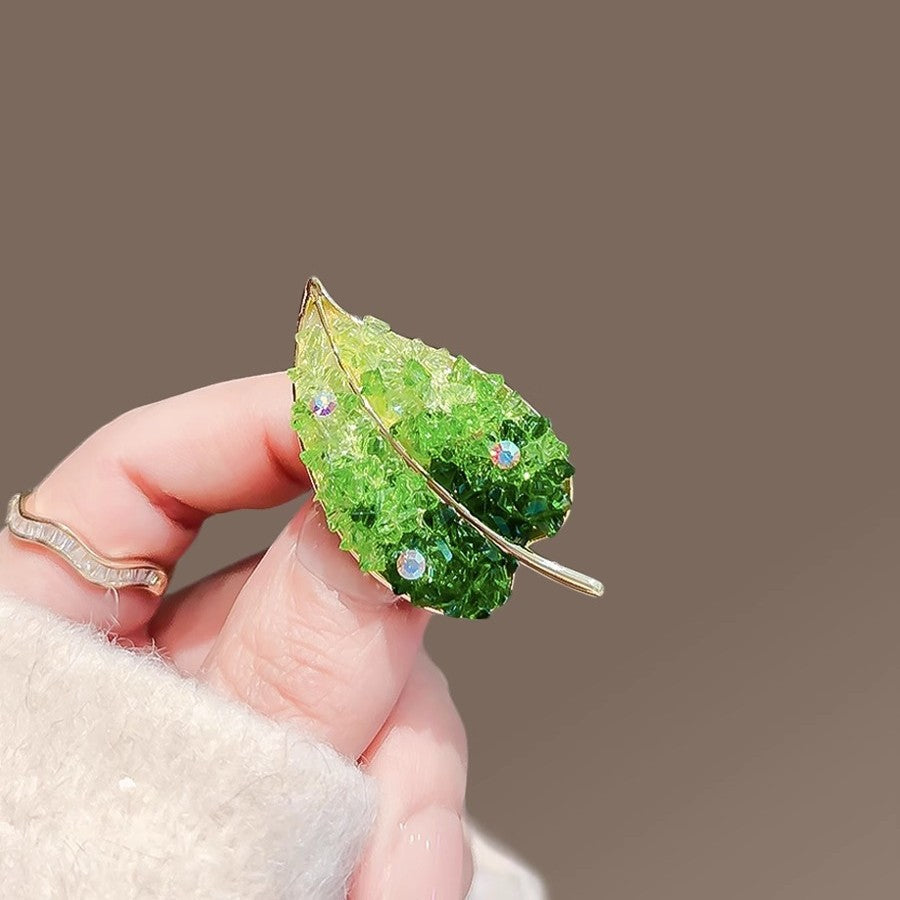 Golden Pearl Corsage Wheat Brooch Female High-grade Brooches