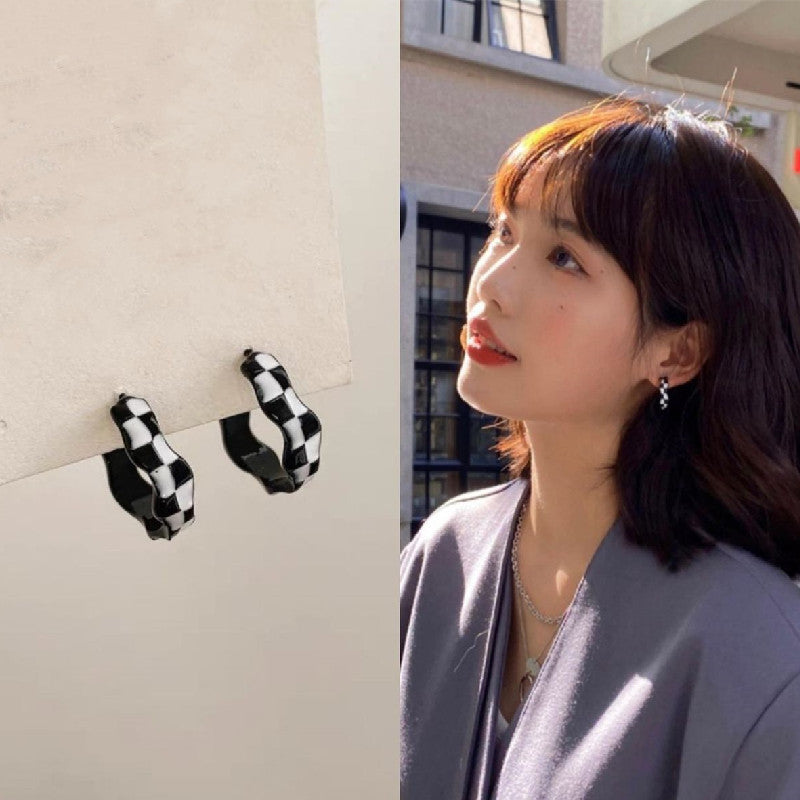 Fairy Style Korean Sweet Mori Minority Elegant Face Earrings
