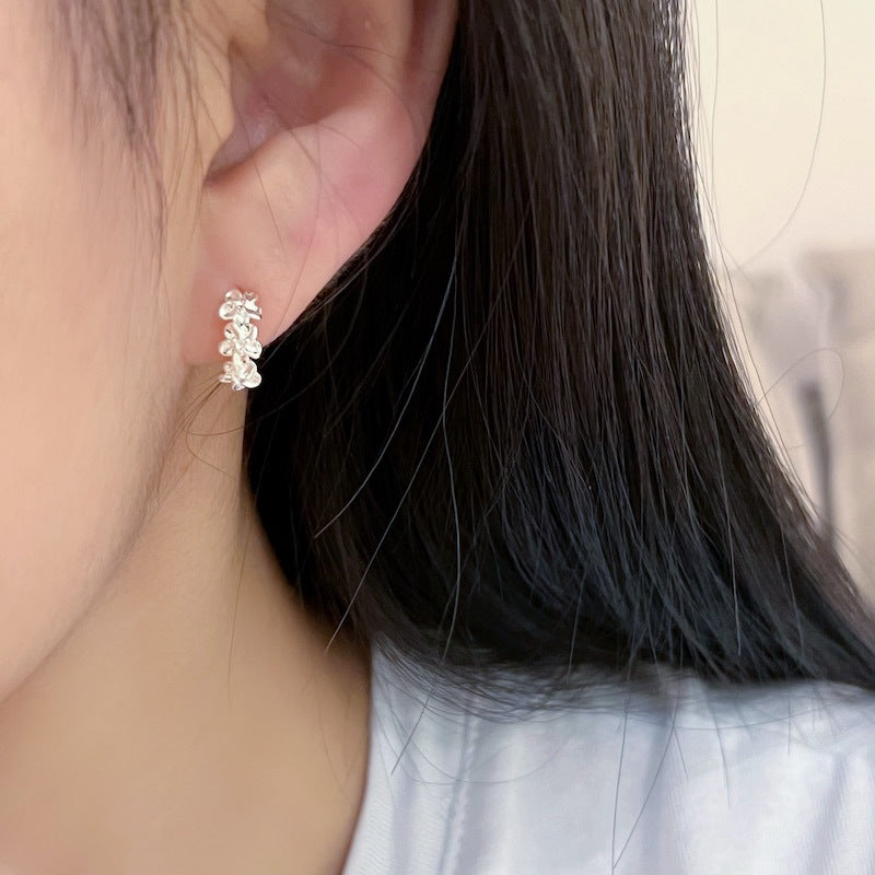 Light Luxury High-grade Three-dimensional Flower Refined Stylish Rings