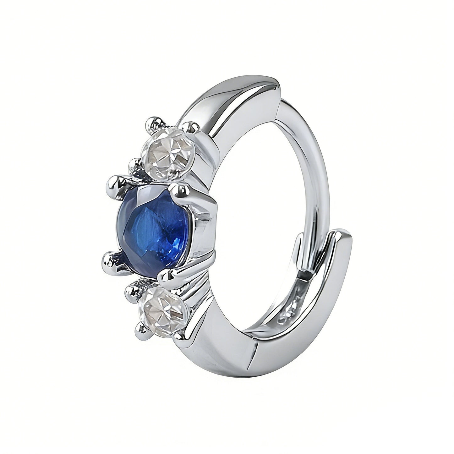 Women's Simple Color Zircon Clip Exquisite High-grade Earrings