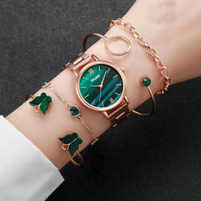 Glamorous Graceful Stylish Simple Versatile Watch Jewelry Set