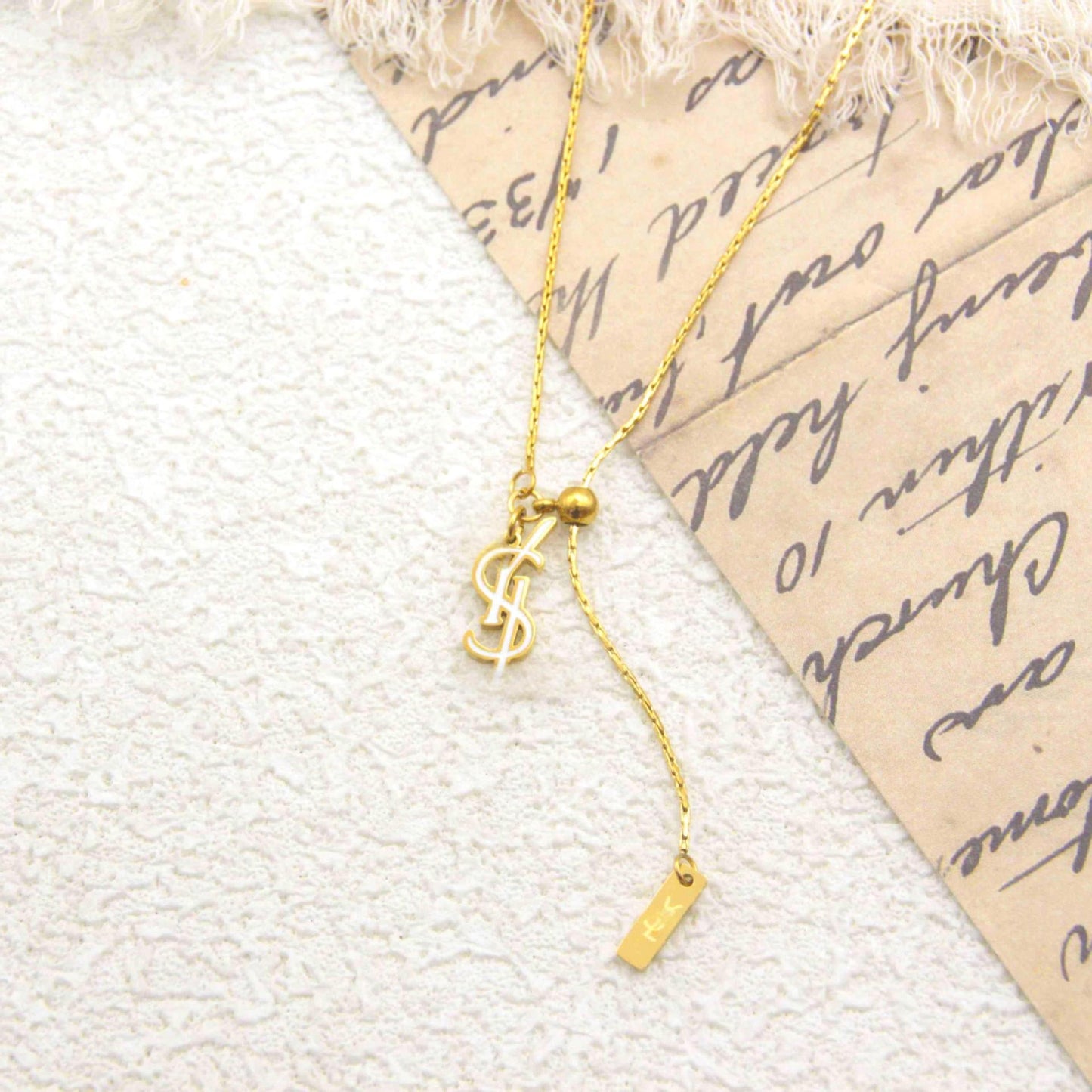 Titanium Steel Personalized Trendy Fresh Sweet Fashion Simple Adjustable Clavicle Necklaces