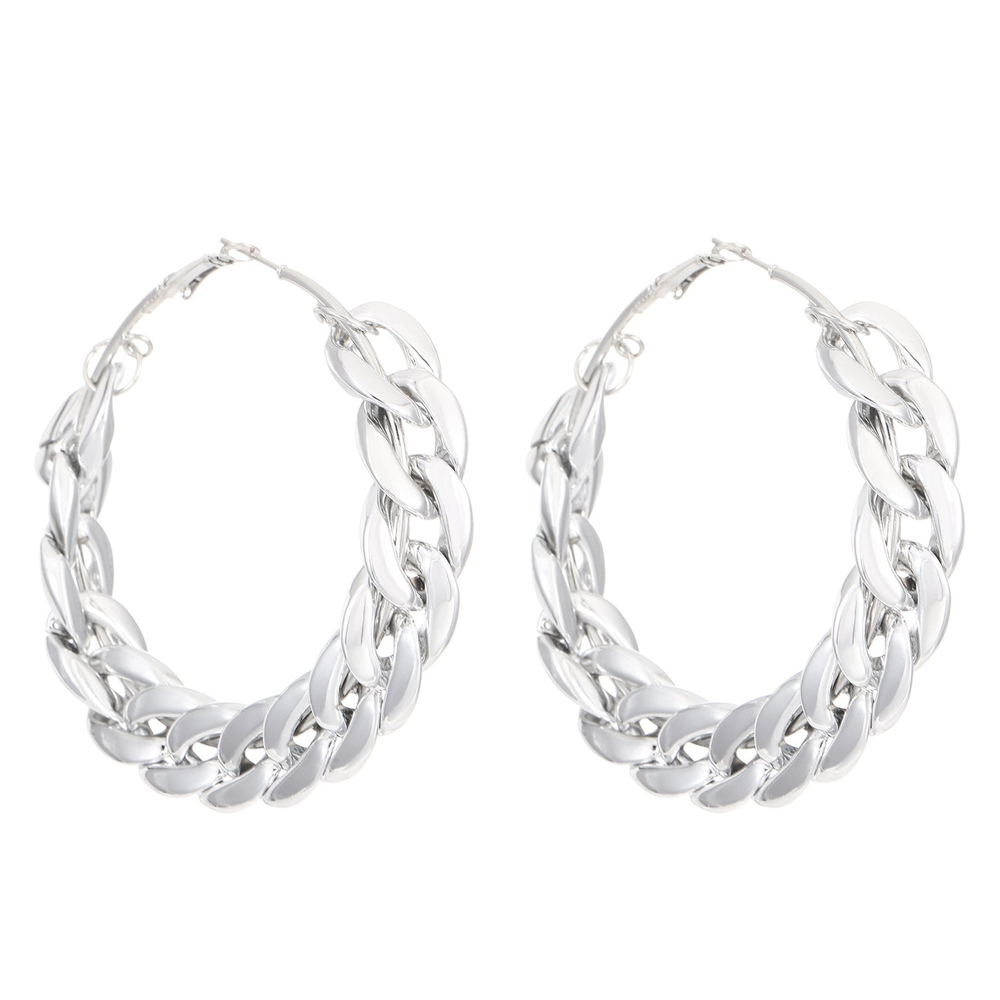 Women's Simple Personality Geometric Round Exaggerated High-grade Earrings