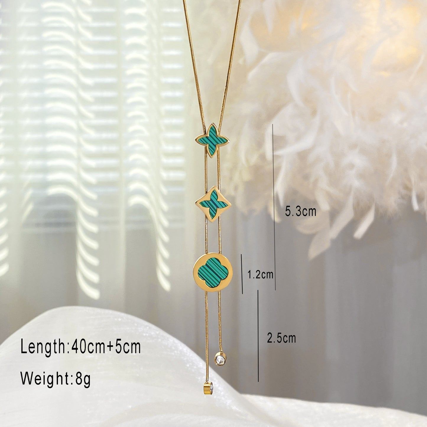 Steel Gold Plating Long-lasting Color Retention Necklaces