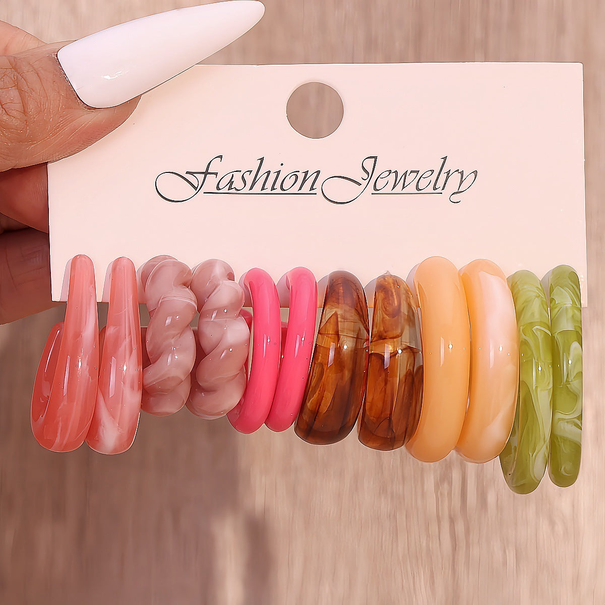 Colorful Dopamine Cute Style Stylish Graceful Simple Niche Trendy Earrings
