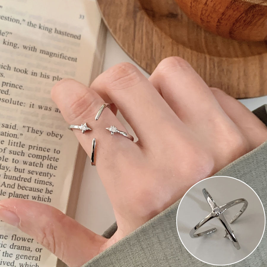 Women's Affordable Luxury Fashion Exquisite Elegant Open Rings