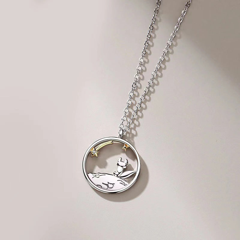Fox Couple Pair Of Girlfriends Clavicle Chain Commemorative Valentine's Necklace
