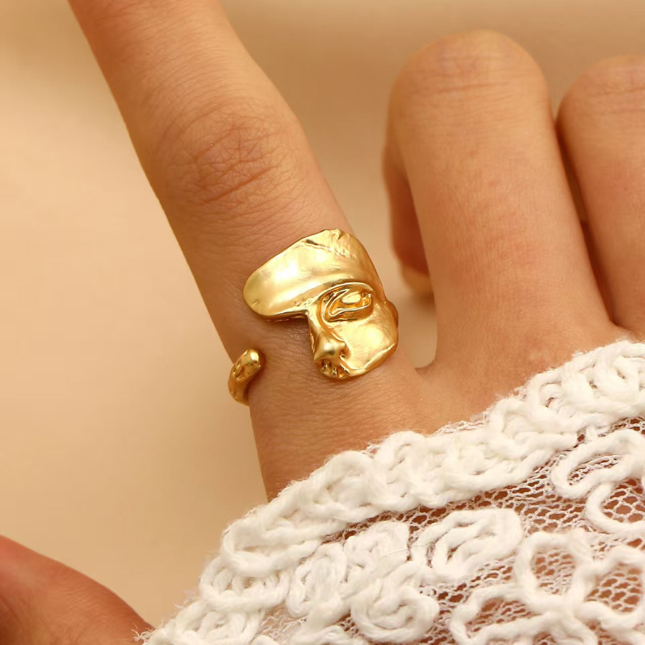 Create Two-hand Opening Adjustable Female Niche Rings