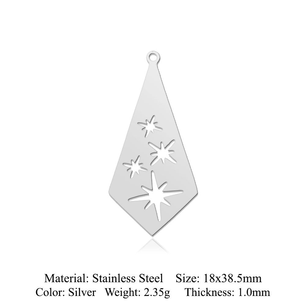 Titanium Steel Planet Ornament Accessories Geometric Pendants