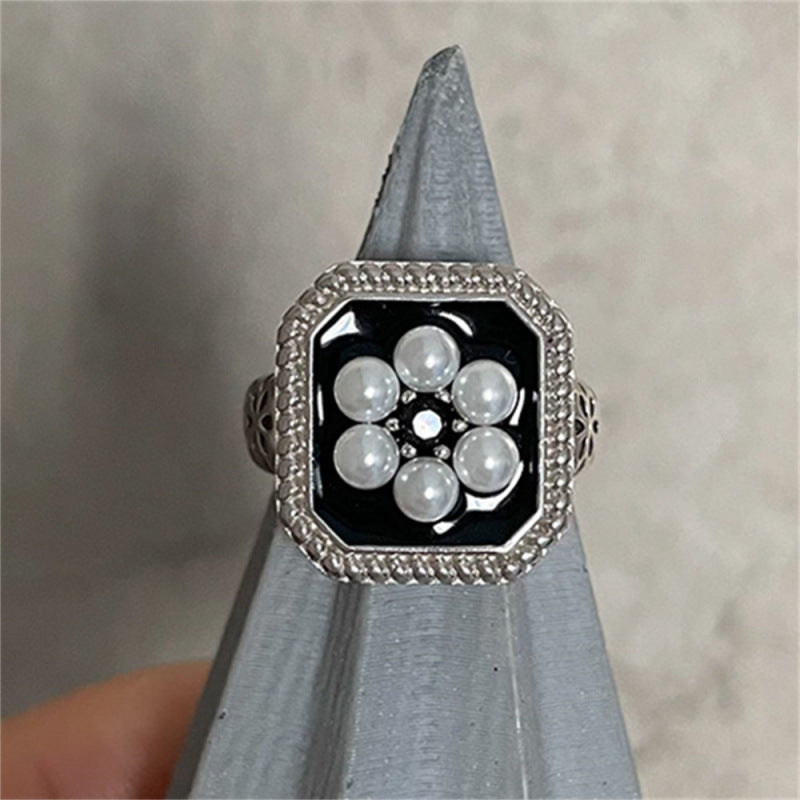 Women's Sier Simple Light Luxury High-grade Index Finger Open Rings