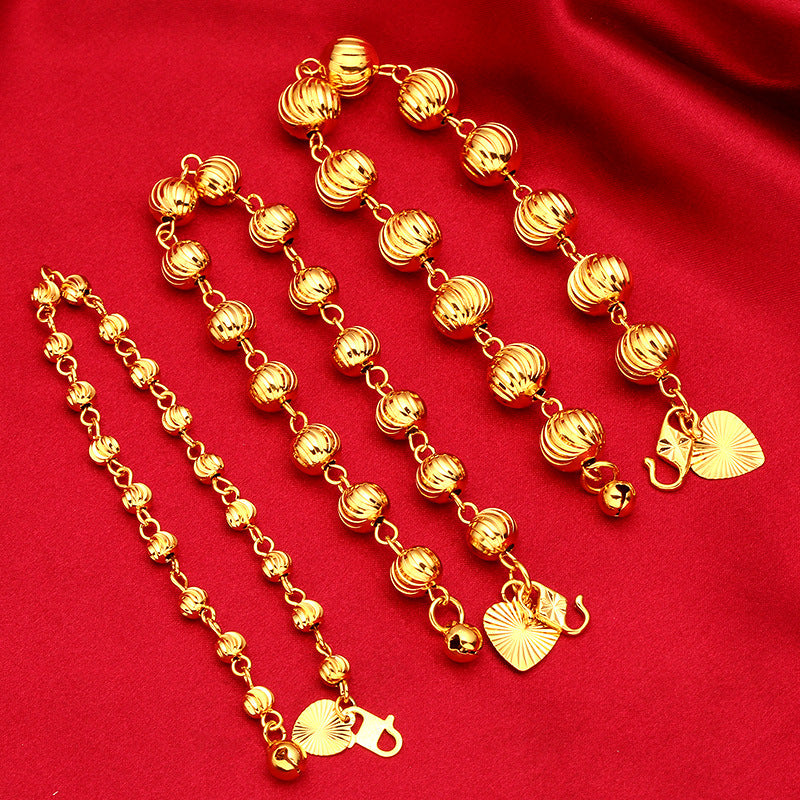 Elegant Vietnam Placer Gold Watermelon Jewellery Bracelet