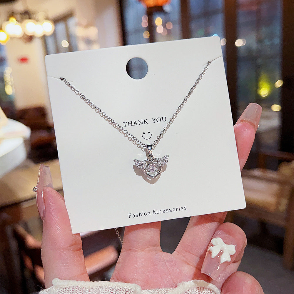 Fashion Titanium Steel Female Niche Simple Temperament Necklaces