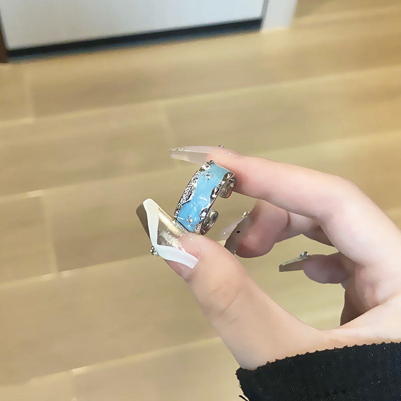 Women's Adjustable Simple Niche Design Minimalist Index Ring