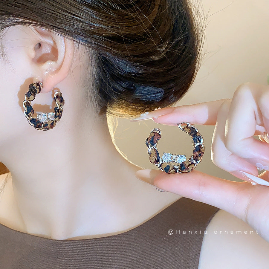 Women's Print Lovely Geometric Trendy Personality Light Luxury Earrings