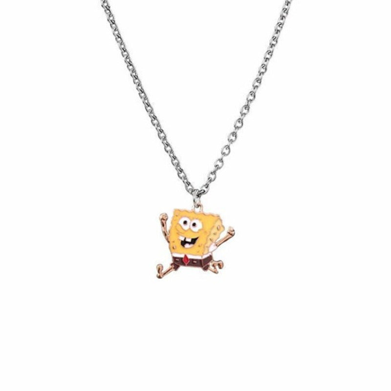 Cartoon Star Personality Anime Dripping Oil Necklaces