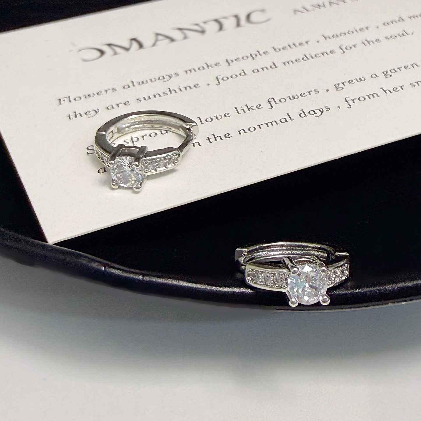 Trendy Clip Simple Bone Female Zircon Earrings