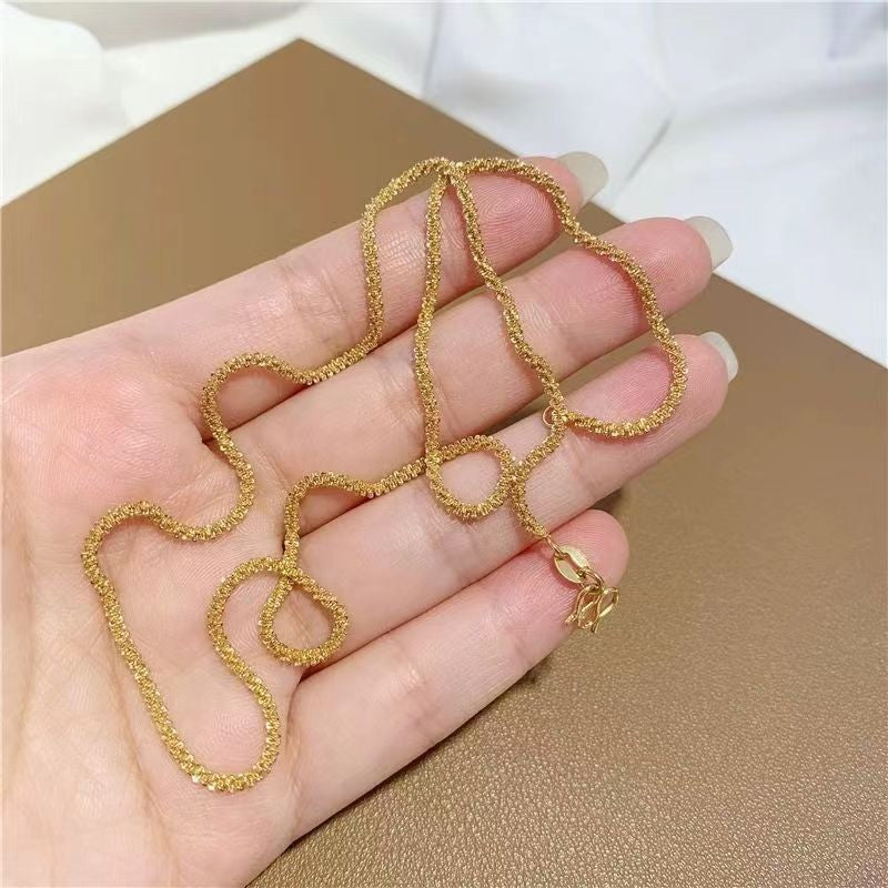 Women's Vietnam Alluvial Gold Ornament No Color Fading High-grade Niche Necklaces