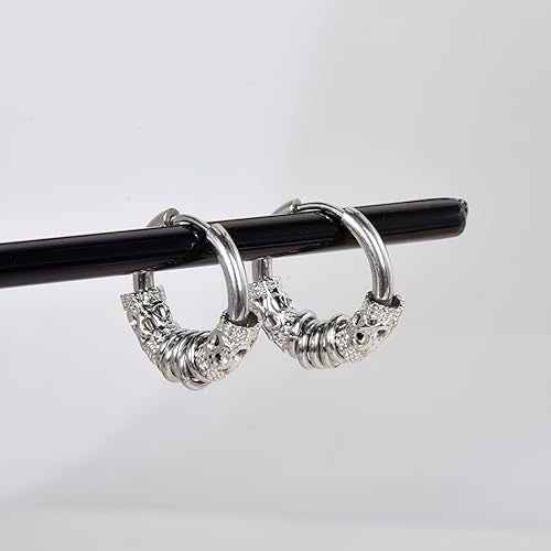 Tassel Dragon Pattern Circle Totem Retro Trendy High Sense Ear Rings