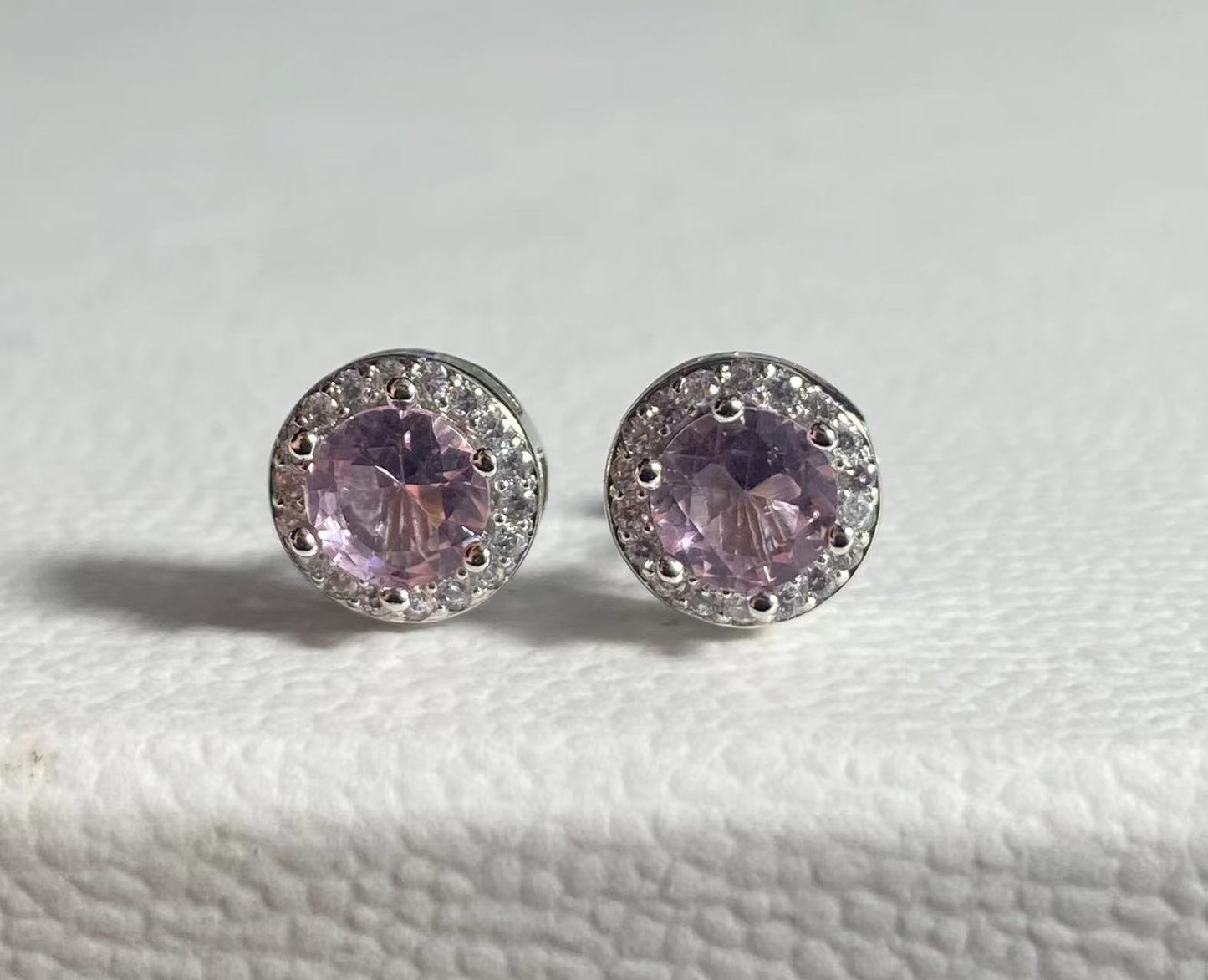Rhinestone Surround Zircon Ear Bone Pin Stud Earrings