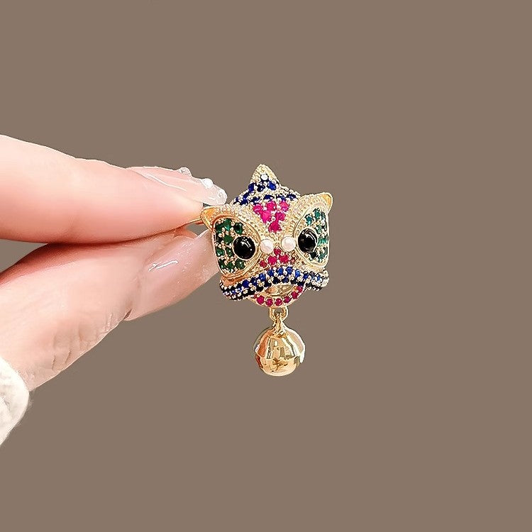 Golden Pearl Corsage Wheat Brooch Female High-grade Brooches