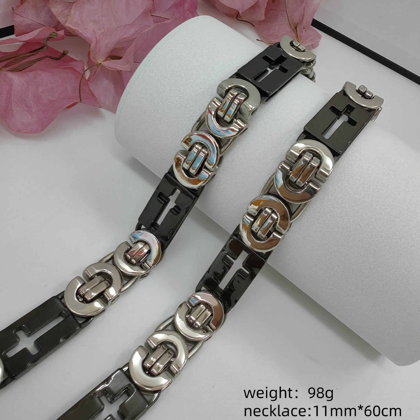 Fashion Trendy Unique Man's Stainless Steel Necklace