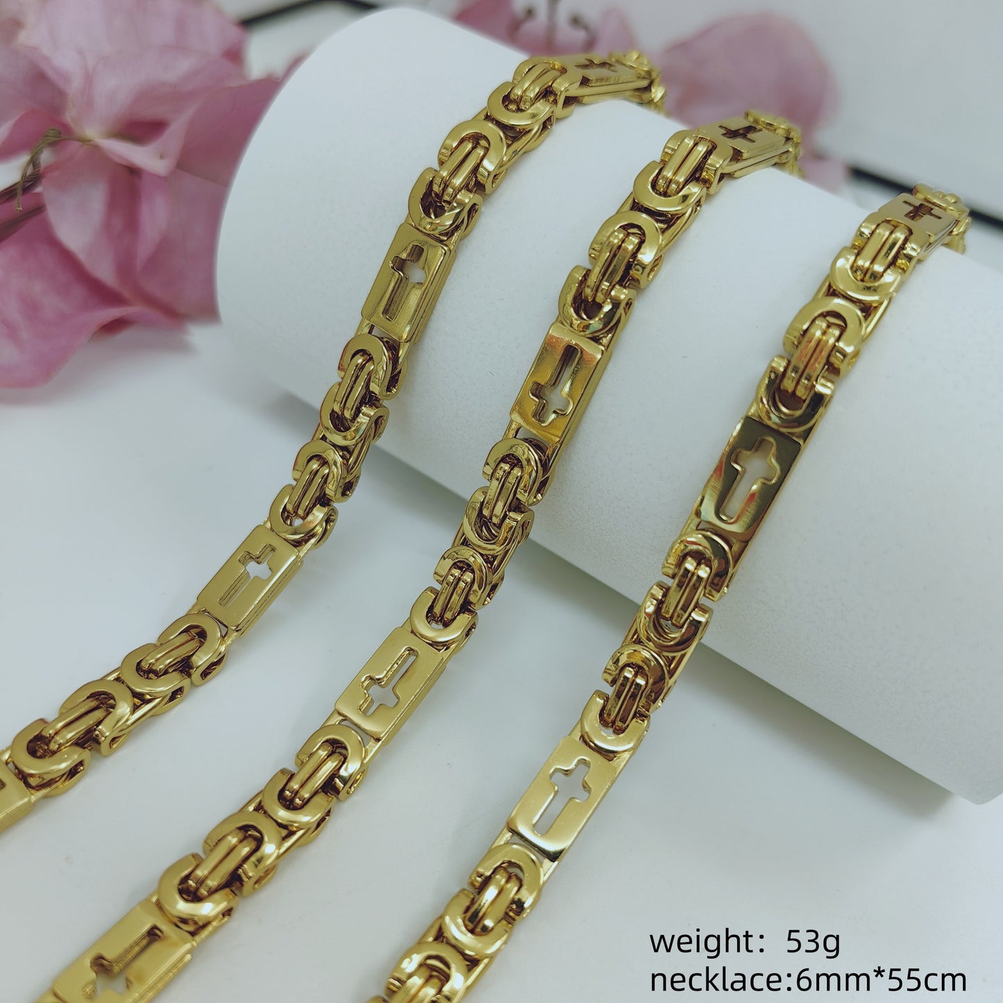 Fashion Trendy Unique Man's Stainless Steel Necklace