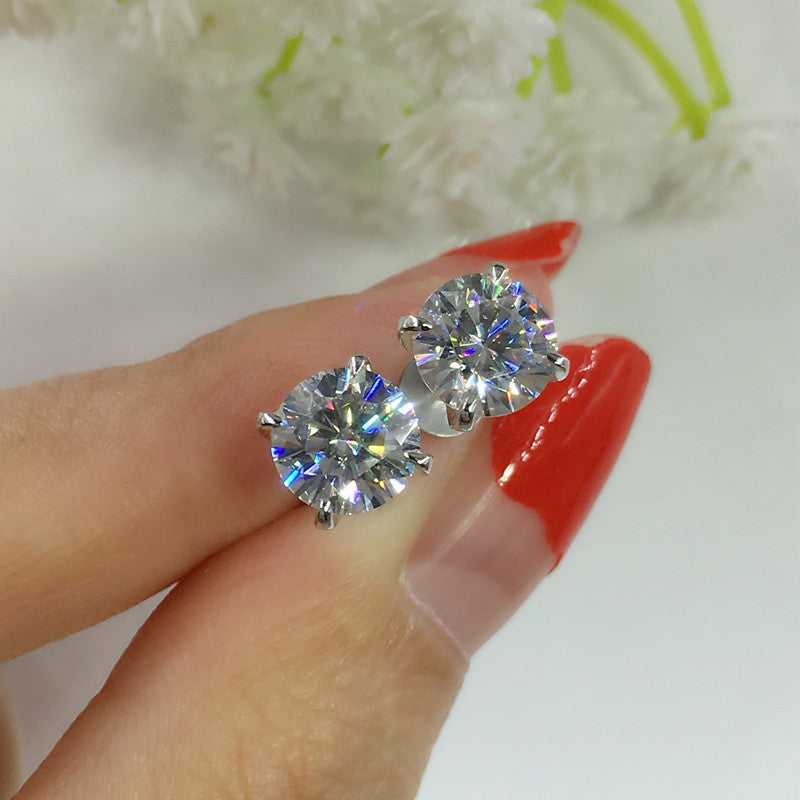 Women's Sky Beauty For Korean Sier Quality Stud Earrings