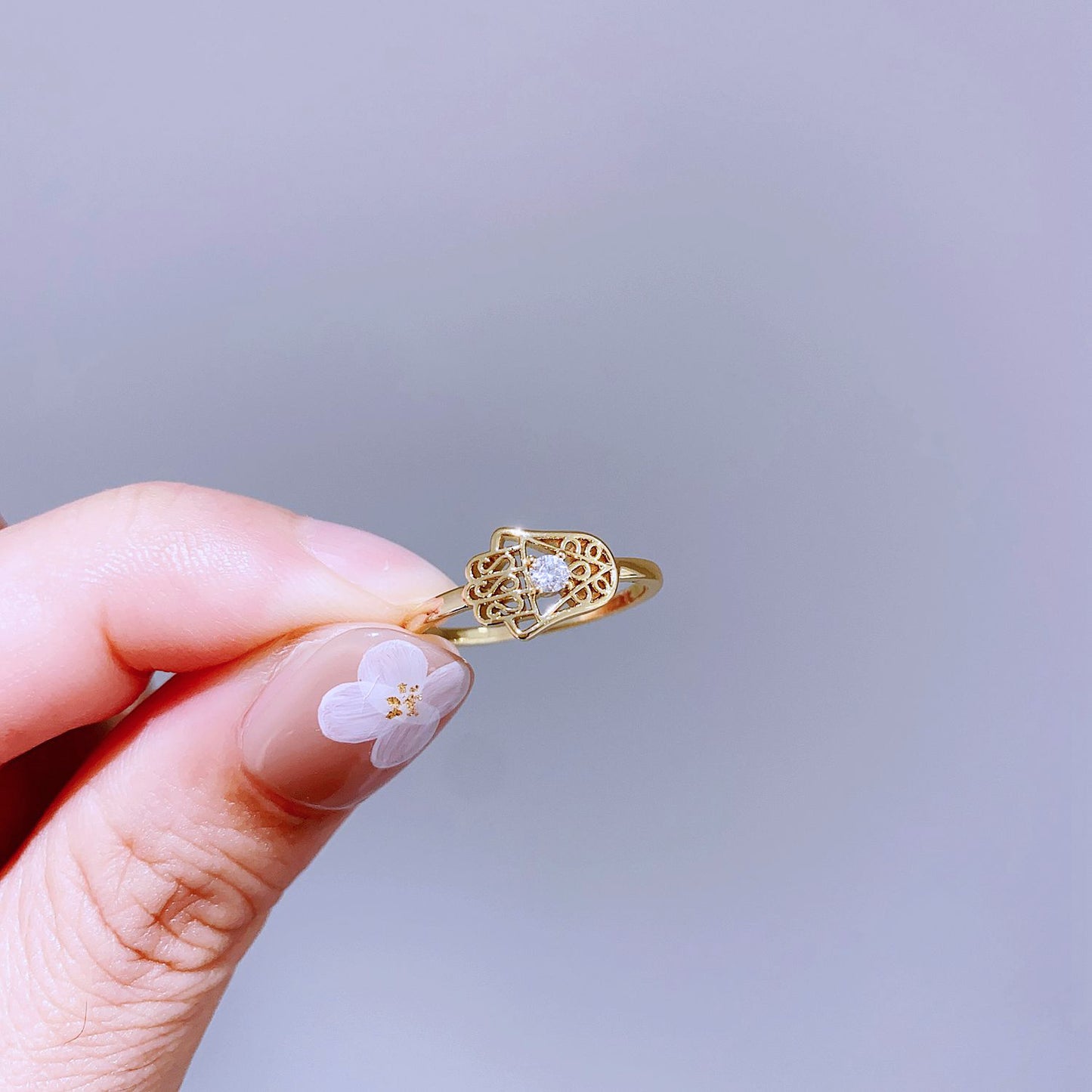 Light Luxury Minority Design Colorful Gemstone Rings