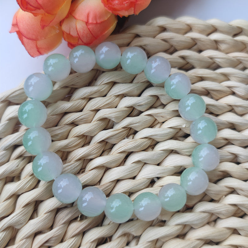 Hand Toy Gradient Color Glass Beads Primary School Beaded Can Bracelets