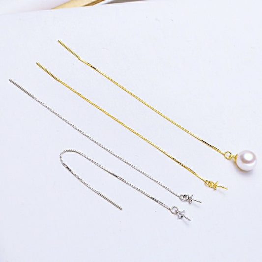 Support Box Chain Copper With Cross Ear Line