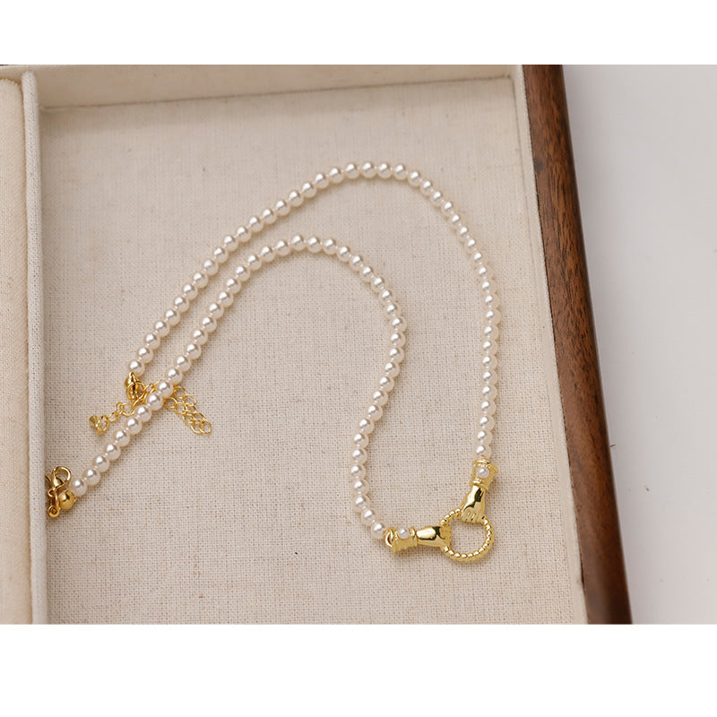 Natural Grain Of Rice Light Luxury High-grade Necklaces