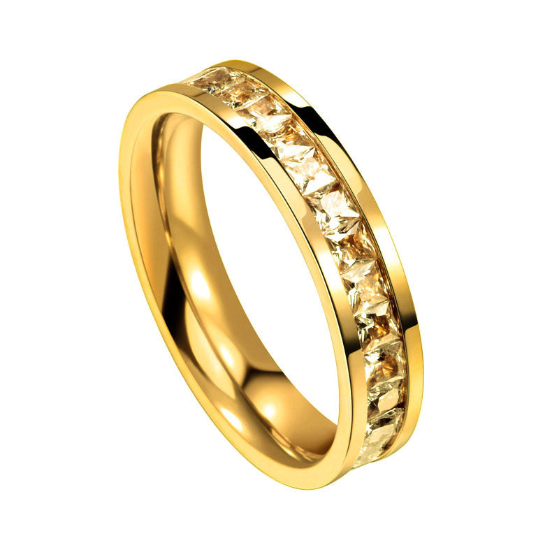 Women's Luxury Titanium Steel Design Sense Niche Hip Rings