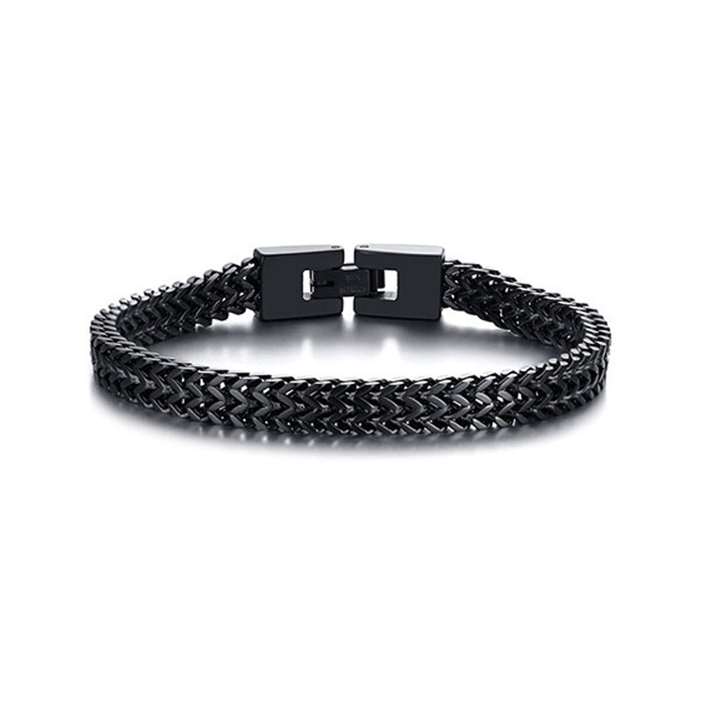 Men's Stainless Steel Keel Chain Trendy Hip Hop Bracelets