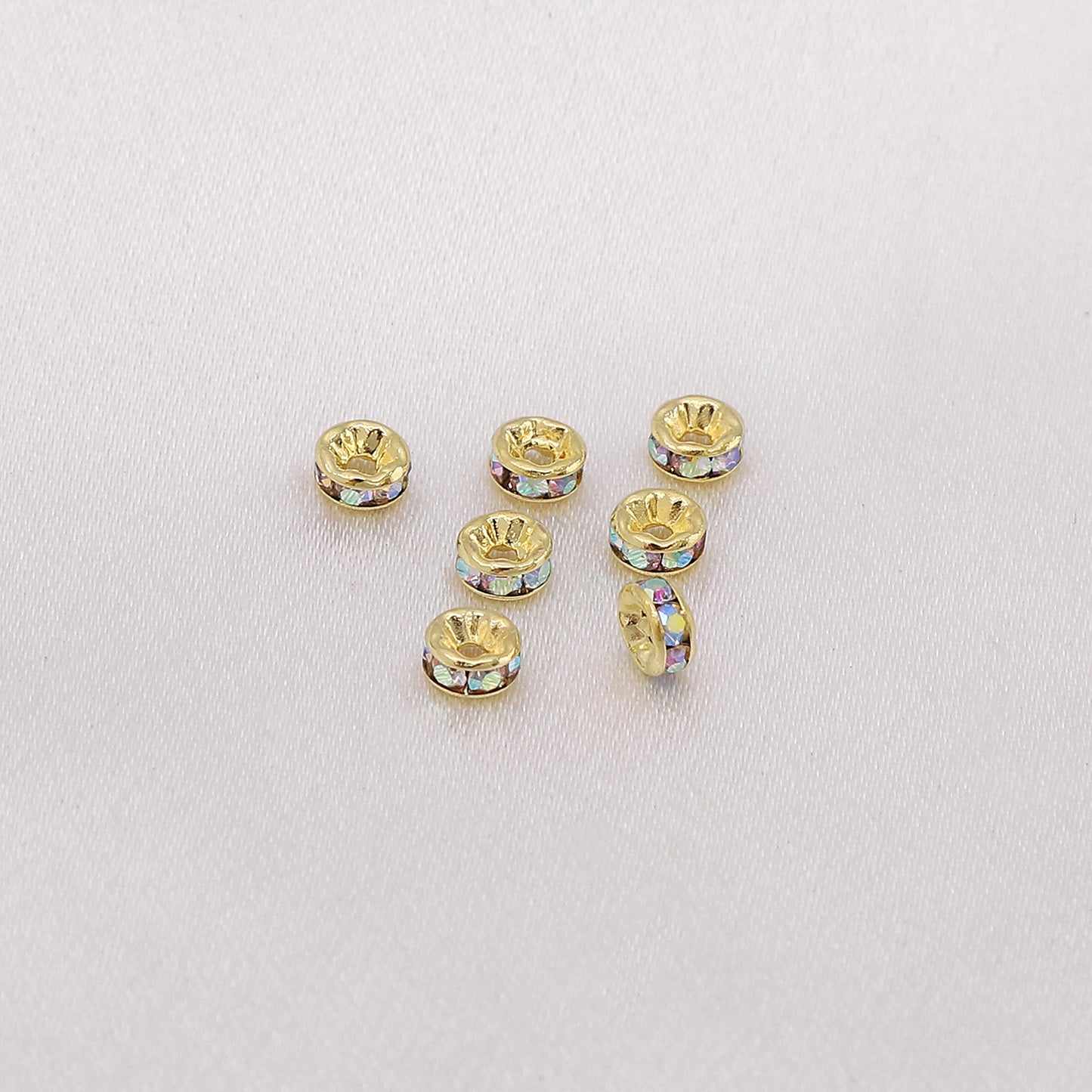 Versatile Hoop Floral Ball Separator Beads Jewelry Accessories