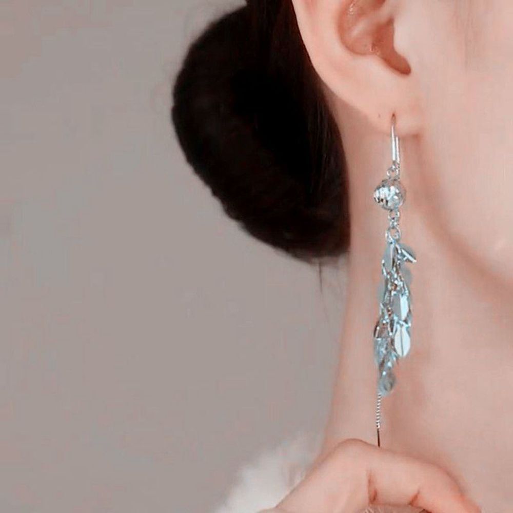 Tassel Female Fashionable Long Panicle Safe Earrings