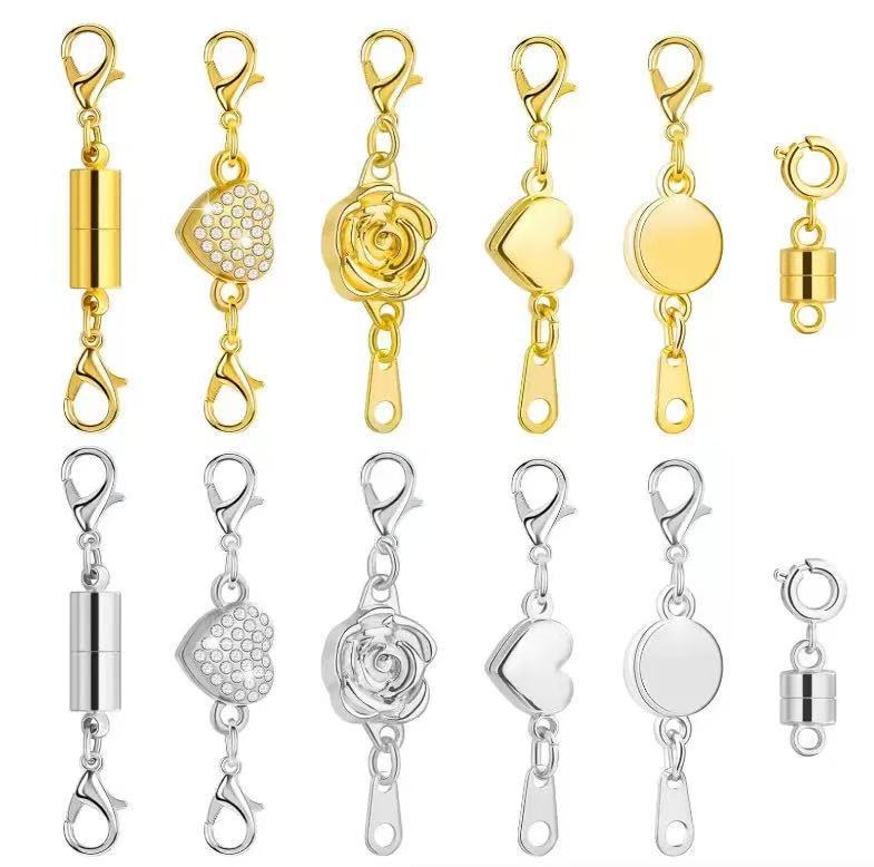 Simple Alloy Cylindrical Ball Magnetic Buckle Bracelets