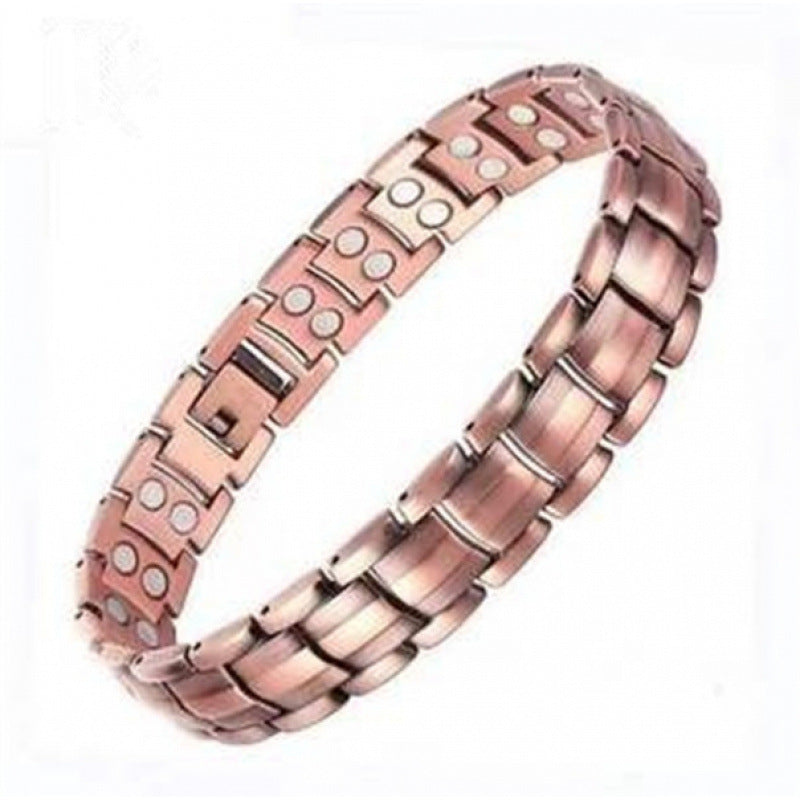 Red Copper Couple Magnet Detachable Magnetic Therapy Fashion High Bracelets