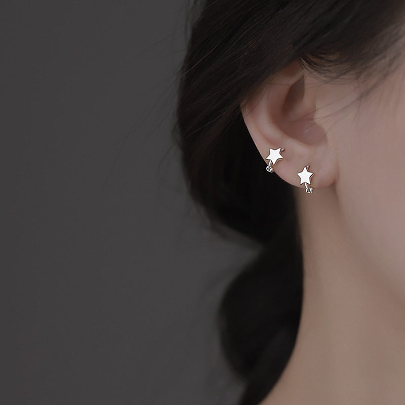 Innovative Clip Fashion Pentagram Mini Star Rings