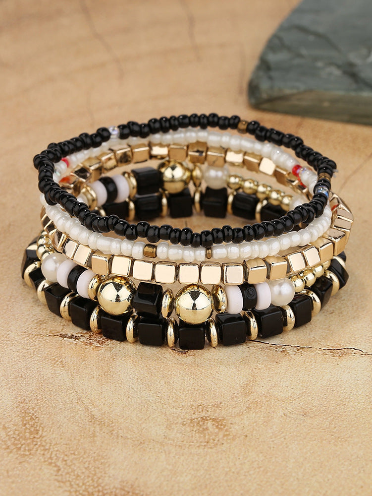 Women's Ethnic Style Bohemian Bead Mixed Color Bracelets