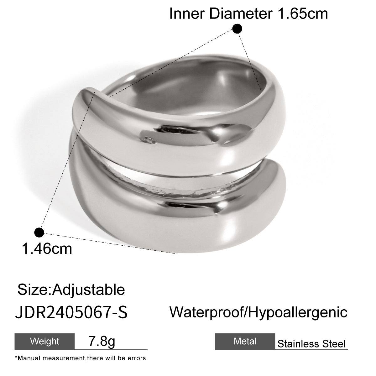 Open Does Not Fade Anti Allergy Rings