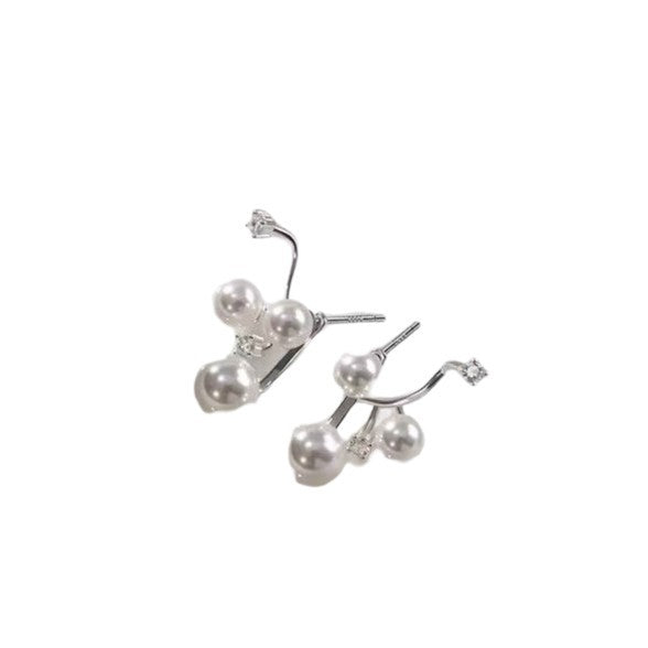 Women's Imitation Pearl High-grade Light Luxury Minority Unique Exquisite Refined Grace Earrings