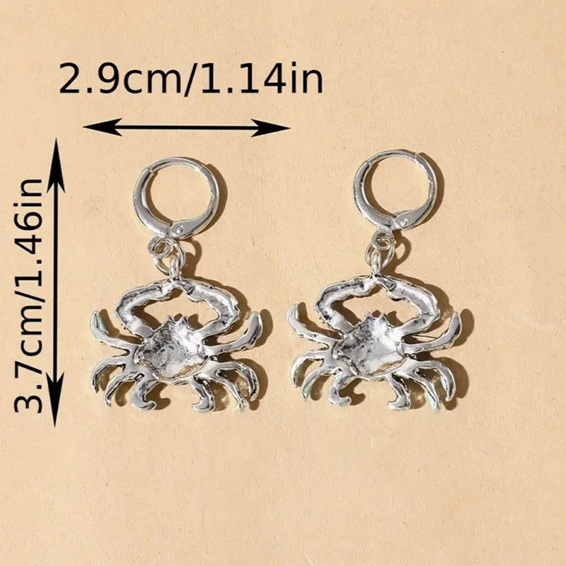 Style Dripping Crab Female Fashion Creative Rings